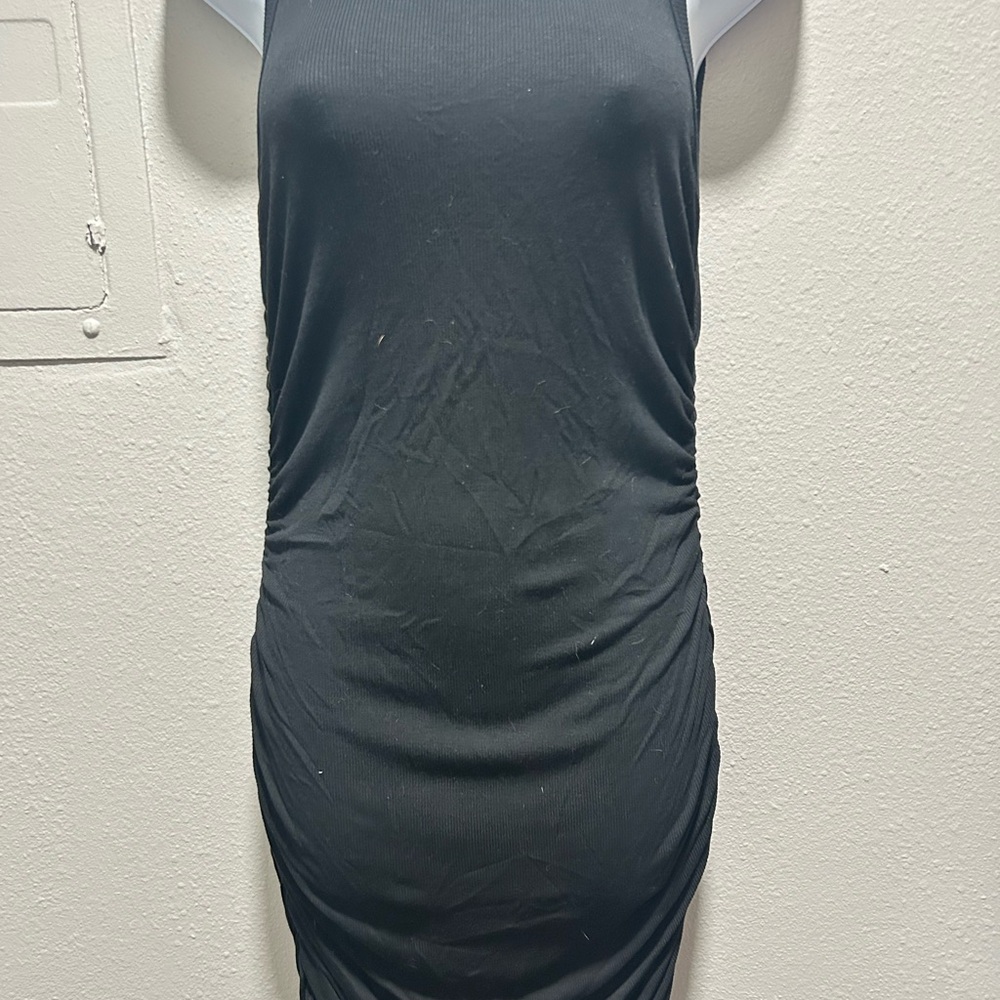 Chic Black Sleeveless Maxi Dress